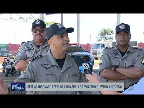 Bebê é resgatado após ser abandonado próximo a Caldazinha