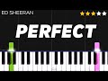 Ed Sheeran - Perfect | Piano Tutorial