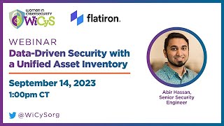 Data-Driven Security with a Unified Asset Inventory