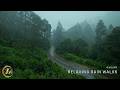 4K Walk Through Misty Rain Under Umbrella Relaxing ASMR Rain Walks Compilation For 4 Hours