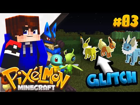 GLITCHED EEVEES!? Minecraft Cube PIXELMON! #3 (Minecraft Pokemon)