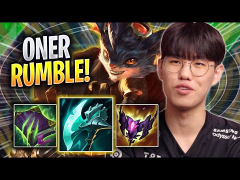 ONER IS A GOD WITH RUMBLE! - T1 Oner Plays Rumble JUNGLE vs Kayn! | Bootcamp 2023