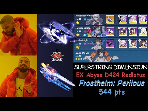 Honkai Impact 3 SEA Ex Abyss Redlotus D424 HoV - HoR, HB, JK (544 pts)