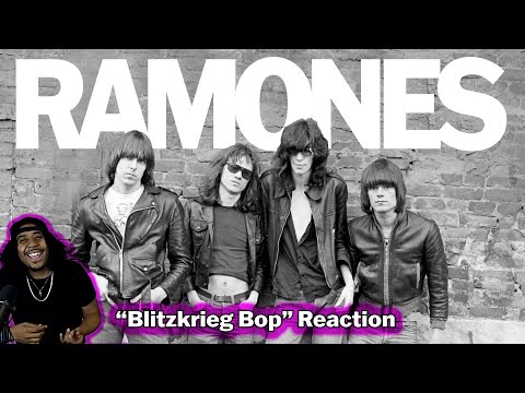 Hip-Hop Head's Reaction to THE RAMONES - BLITZKRIEG BOP live in 1977 - It's Alive - Punk Rock Icons
