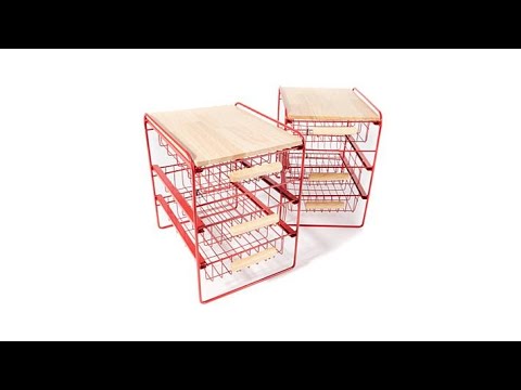 Origami 3Drawer Countertop Organizer 2pack