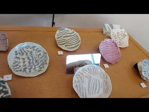 発達コミュニティ学科 カフェ「アゴラ」練り込み粘土の器展 ：ぬくもり、こだわり、とりどり。
