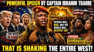 🔥 The West Doesn't Want You to Hear This!  Ibrahim Traoré's Speech Every African American Must Watch