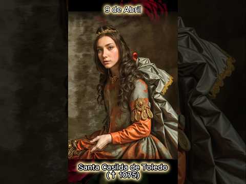 Santa Casilda de Toledo - 9 de Abril #santodeldía #santoral #religion #amor #fe #parati #santos #ai