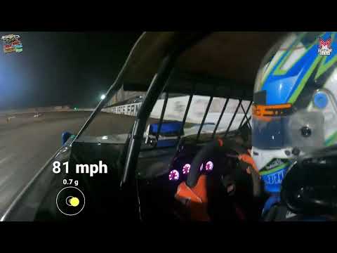 #49 Jonathan Davenport - Super Late Model - 1-8-2023 Vado Speedway Park - In Car Camera