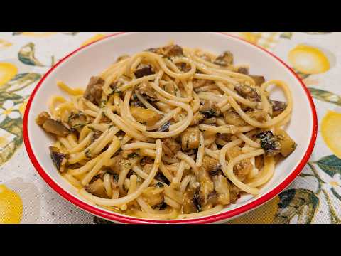 How to Make Spaghetti with Roasted Eggplant