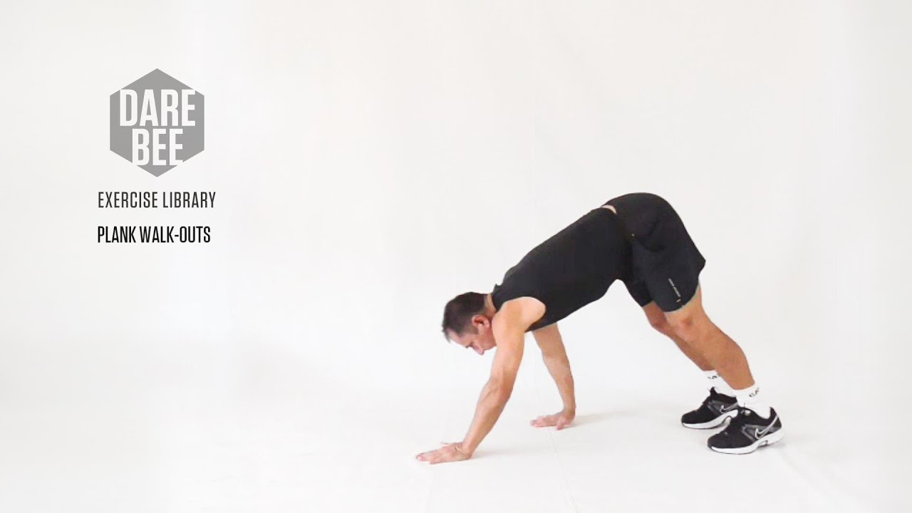 Exercise Library: Plank Walk-Outs - YouTube