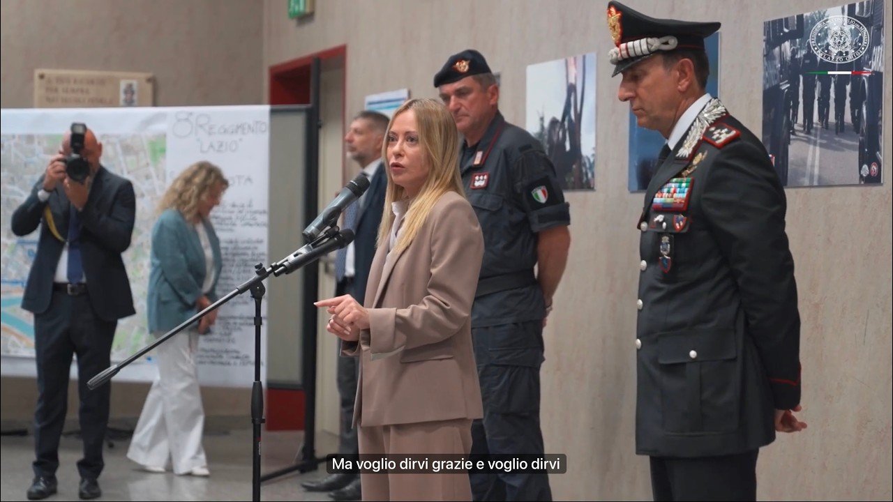 LA PREMIER GIORGIA MELONI VISITA I CARABINIERI FERITI NEGLI SCONTRI: “VOI SEMPRE A TESTA ALTA"