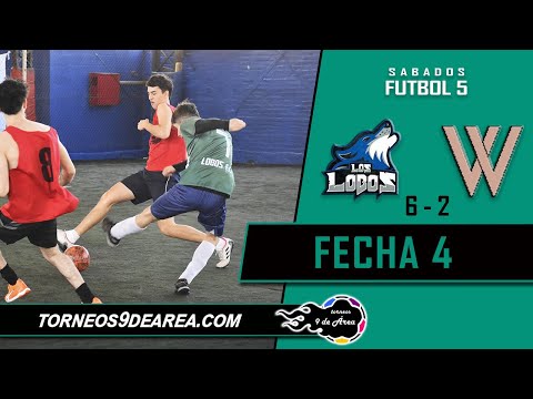 Los￼ Lobos FC vs Doble W - Futbol 5 - Fecha 4 - Torneos 9 de Area ⚽️💪🏻🏆