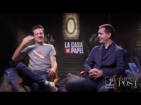 La Casa de Papel Interviews (in English) w/ Pedro Alonso (Berlin) & Rodrigo De la Serna (Palermo)