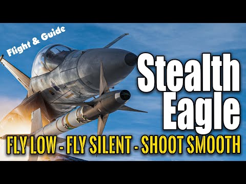 DCS World Multiplayer: f-15 "silent stealth" tutorial eagle flight & guide. Splash 4
