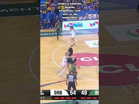 Kamilla Cardoso always fines a way to dominate the game.