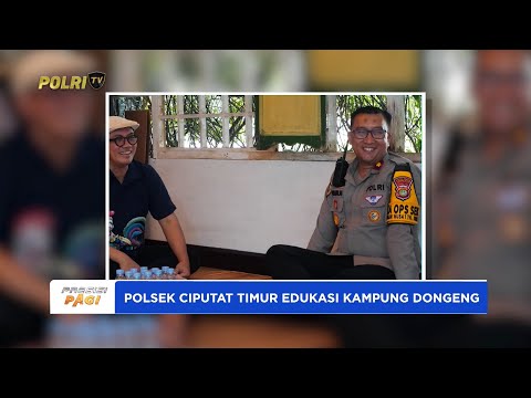 POLSEK CIPUTAT TIMUR SOSIALISASI PROGRAM CETAR DI KAMPUNG DONGENG