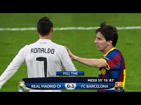 The Day Lionel Messi Showed Cristiano Ronaldo Who Is The Boss and Destroyed Real Madrid