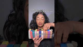 Random eyeliner colors that I NEVER would have chosen if it wasn’t actually random 🤎✨