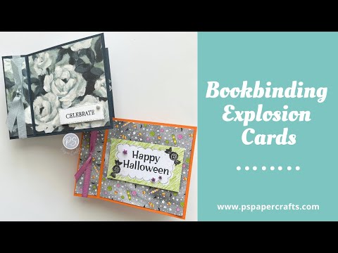 How To Make Bookbinding Explosion Cards