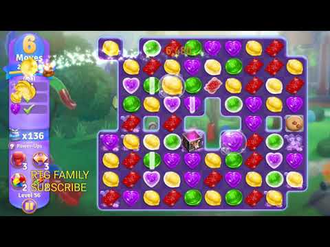 NEW Zynga wonka chocolate match 3 game level 56