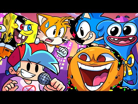 "SLICED" But Everyone Sings It 🎤 - FNF & Poppy Playtime Animation