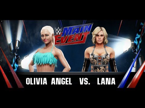 WWE 2K19 - Olivia Angel vs Lana