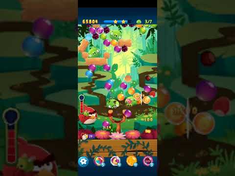 Angry Birds Pop Bubble Shooter Level 512 3 STARS NO BOOSTERS #angrybirdspopbubbleshooter