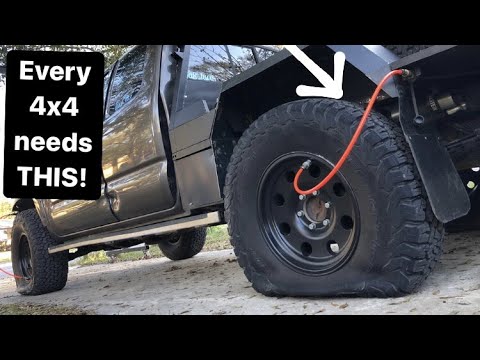 DIY 4 Tire Inflation System (It's FAST) w/ Airbags