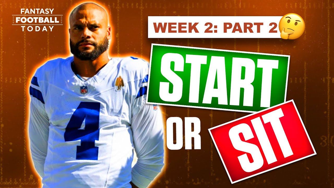 Week 2 Start Sit Advice (Part 2) | Sneaky Starts & Players to BENCH | 2025 Fantasy Football