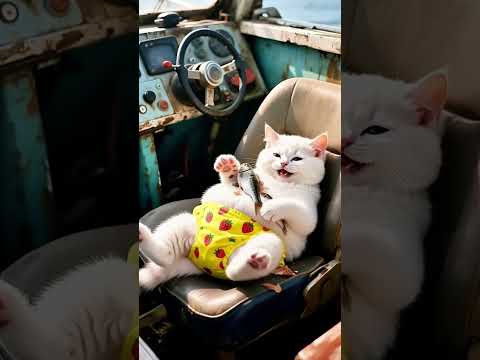 القطة مياو دخلت الشنطة بدون علم والدها 😲!