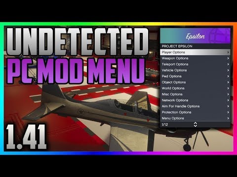 GTA 5 Online: "Epsilon UNDETECTED 1.41 ONLINE PC MOD MENU