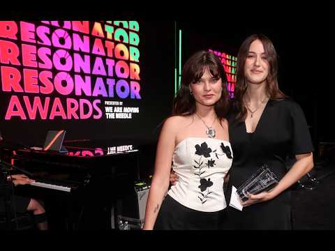 Addison Rae presented Luka Kloser and Elvira Anderfjärd w/ In Stereo Award | Resonator Awards 2026