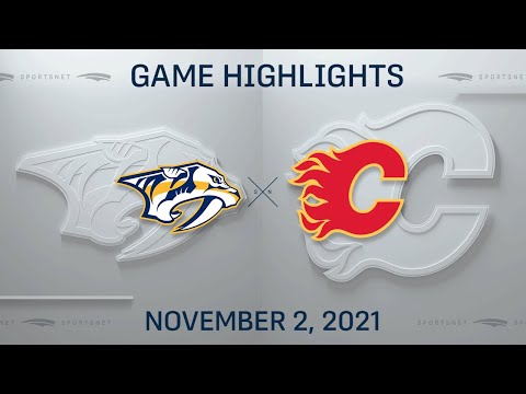 NHL Highlights | Predators vs. Flames - Nov. 2, 2021