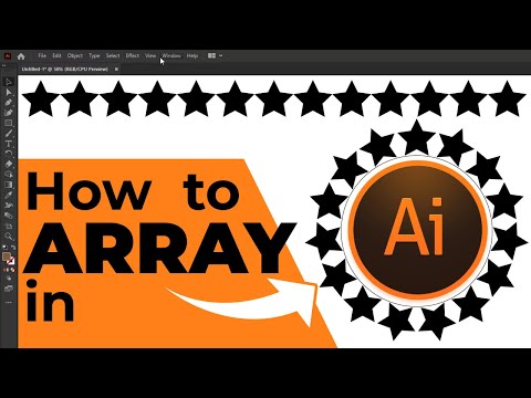 How to Array in Illustrator