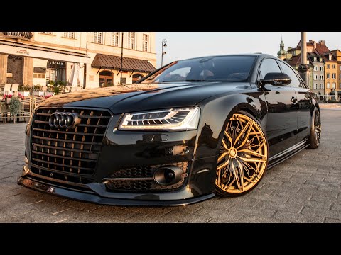 INSANE! 1000NM AUDI S8 (D4) PLUS - WHEELSPIN ON ALL FOUR! Murdered out, Special wheels & Bodykit
