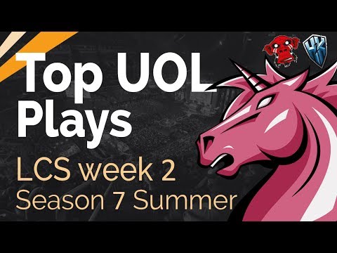 Top UOL Plays | LCS Week 2 UOL vs MM & H2K - Summer Split | Season 7