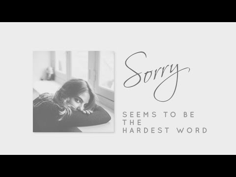 | Lyricvideo | Sorry seems to be the hardest word - Lydia Gray