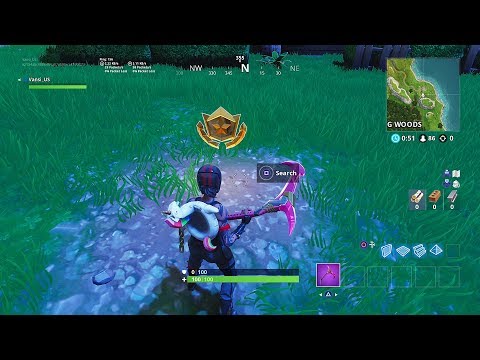 FORTNITE BATTLE ROYALE SEASON 5 WEEK 3 SECRET BATTLESTAR LOCATION (Fortnite PS4 Pro 4K)