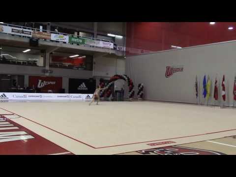 Diana Noskova Junior Rope 2016 CDN Championships RG Comp B