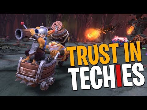 TRUST ME, I'M TECHIES - FUNNY MOMENTS #4 Dota 7.07