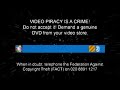 Max Andrew Home Entertainment DVD BLU RAY Copyright Anti Piracy Warning Screen 2015 Present