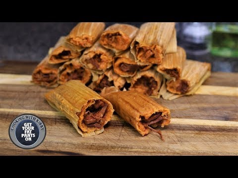 Beef Tamales - Tamales de Res - Mexican Food