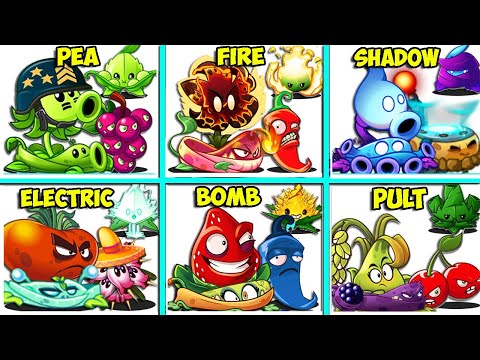 Random 6 Team Plants BOMB & MINT Battlez - Who Will Win? - PvZ 2 Team Plant vs Team Plant