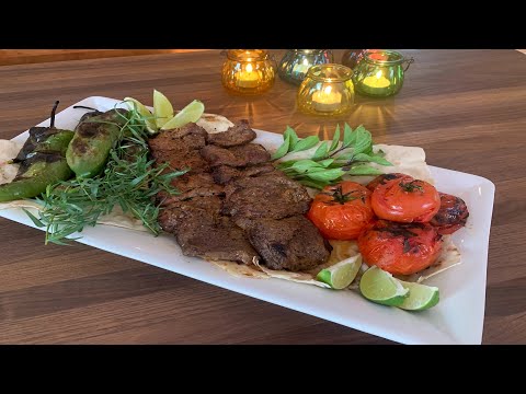 How to make Kabob Barg I Persian Kabob Recipe chef kooroush cooking live