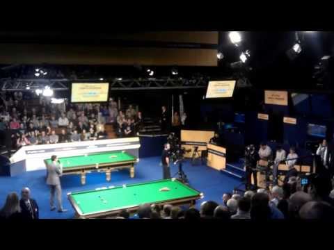 Rehearsal Michael White vs Dechawat Poomjaeng 2nd round World Snooker Championship 2013