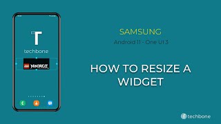 How to Resize a Widget - Samsung [Android 11 - One UI 3]