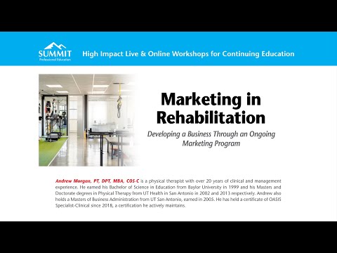 Marketing in Rehabilitation