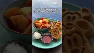 Everyday should start with Mickey Waffles! #disneycruise