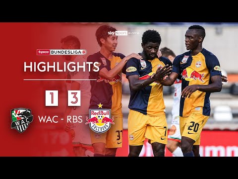 tipico Bundesliga, 1. Runde: Wolfsberger AC - Red Bull Salzburg 1:3
